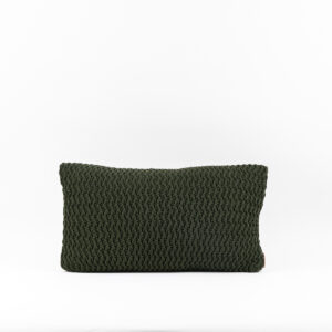 Almofada Tricô Ondinha Militar 30x50
