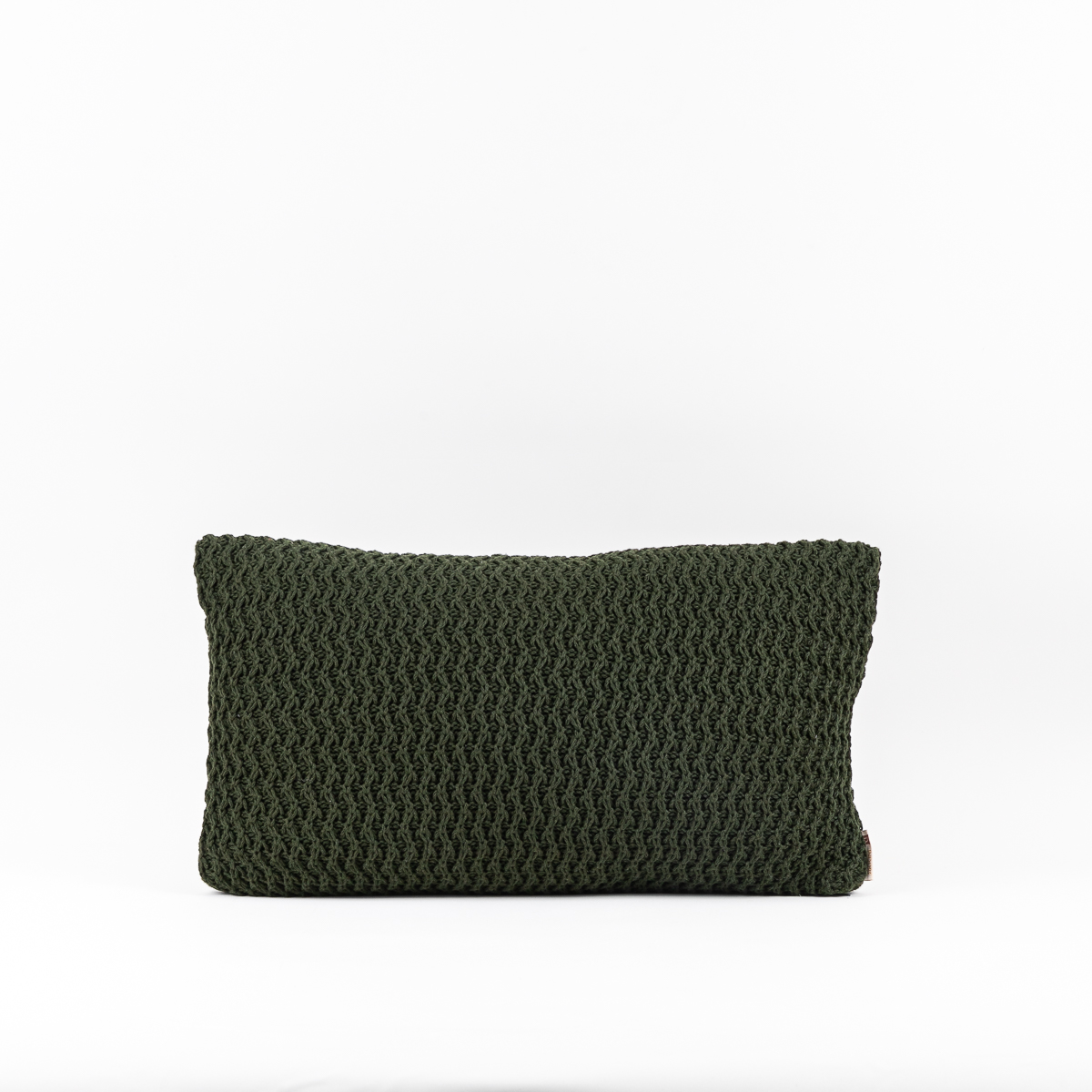 Almofada Tricô Ondinha Militar 30x50