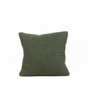 Almofada Tricô Ondinha Militar 50x50