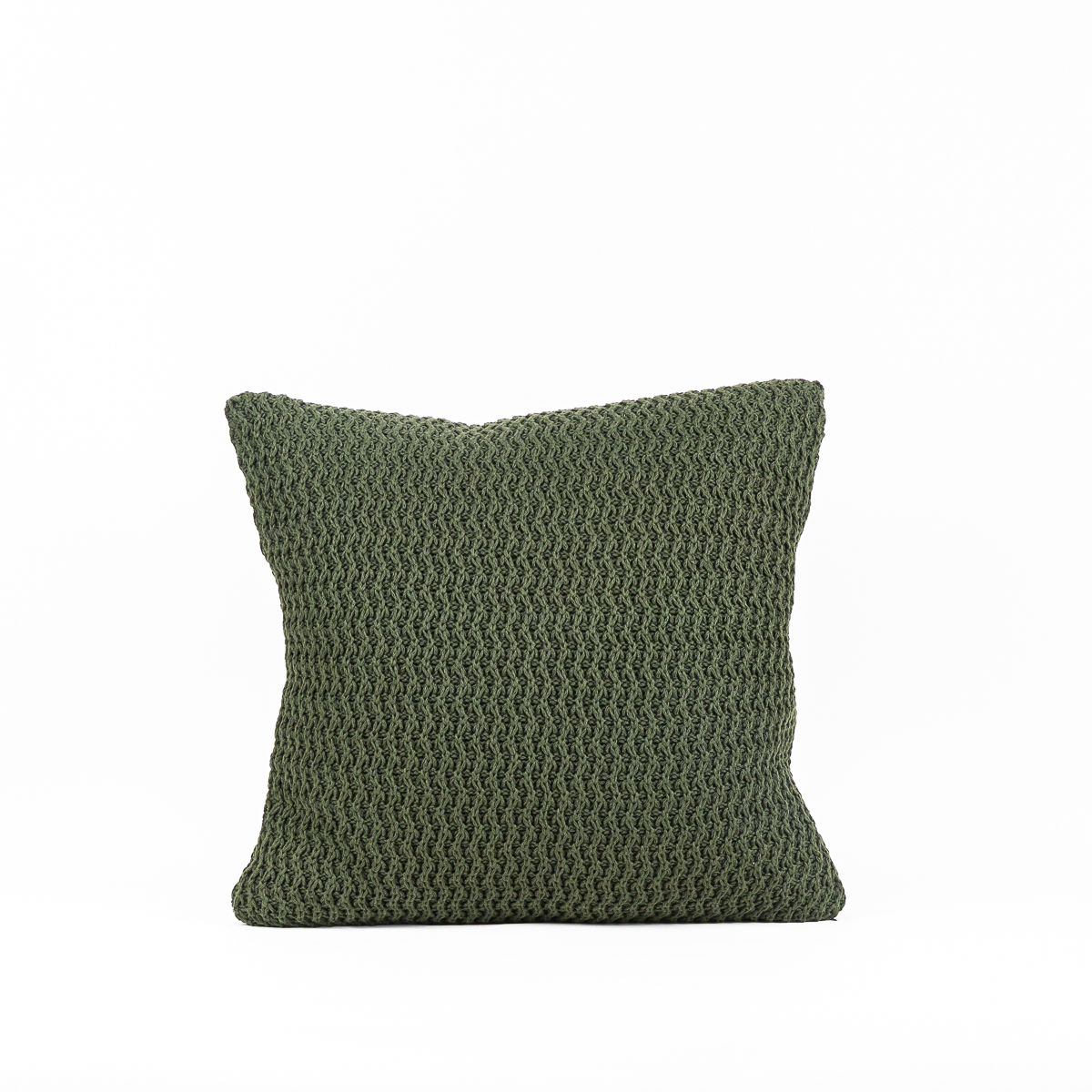 Almofada Tricô Ondinha Militar 50x50